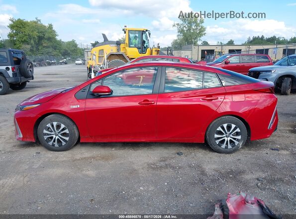 JTDKAMFP7M3190515 2021 TOYOTA PRIUS PRIME Red 