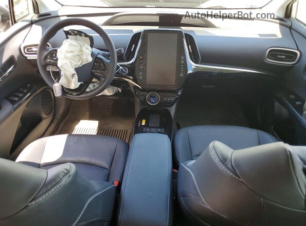 JTDKAMFP7N3217746 2022 TOYOTA PRIUS White Widok deski rozdzielczej