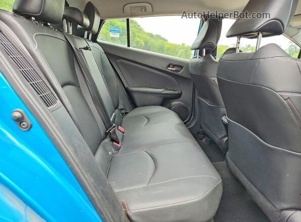 JTDKAMFP8M3175649 2021 TOYOTA PRIUS Turquoise Հետևի նստատեղերի տեսք