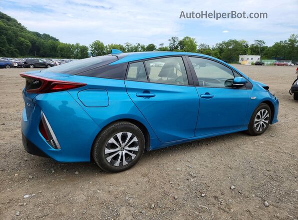 JTDKAMFP8M3175649 2021 TOYOTA PRIUS Turquoise Հետևի աջ