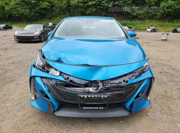 JTDKAMFP8M3175649 2021 TOYOTA PRIUS Turquoise Դիմացի տեսք