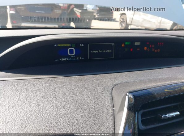 JTDKAMFP9N3217859 2022 TOYOTA PRIUS PRIME Silver უკანა სავარძლების ხედი