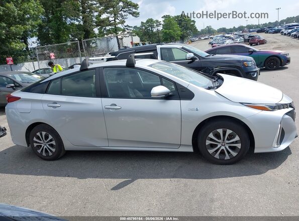JTDKAMFP9N3217859 2022 TOYOTA PRIUS PRIME Silver უკანა სალონის ხედი