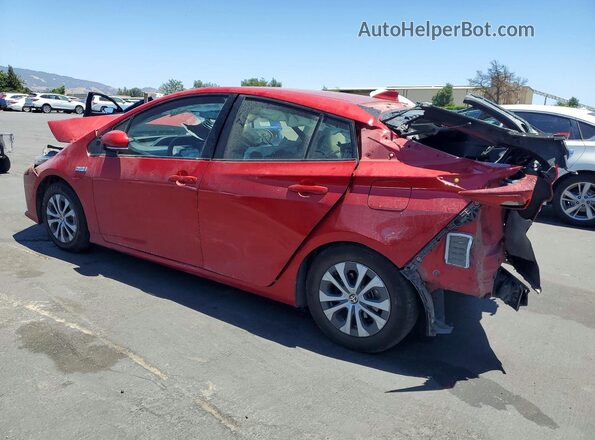 JTDKAMFPXN3221905 2022 TOYOTA PRIUS Red Delantero derecho