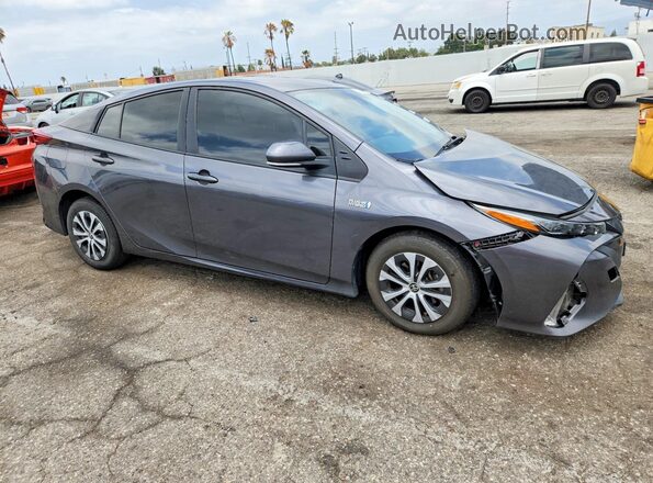 JTDKAMFPXN3224058 2022 TOYOTA PRIUS Gray Delantero derecho