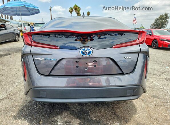 JTDKAMFPXN3224058 2022 TOYOTA PRIUS Gray Vista trasera