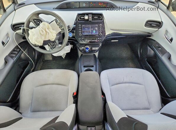 JTDKAMFU0M3128220 2021 TOYOTA PRIUS Black Вид панелі приладів