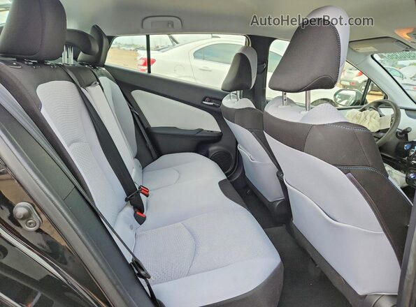 JTDKAMFU0M3128220 2021 TOYOTA PRIUS Black Вид задніх сидінь