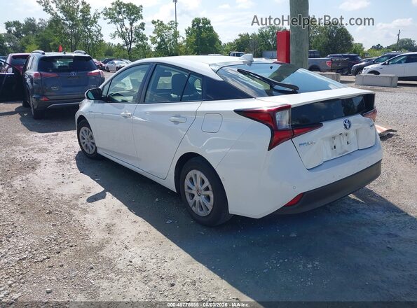 JTDKAMFU0M3144708 2021 TOYOTA PRIUS White უკანა მარცხენა