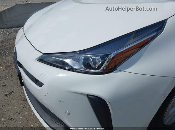 JTDKAMFU0M3144708 2021 TOYOTA PRIUS White წინა ხედი