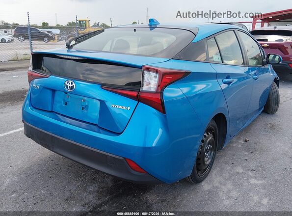 JTDKAMFU0N3158528 2022 TOYOTA PRIUS Синий Задняя правая четверть