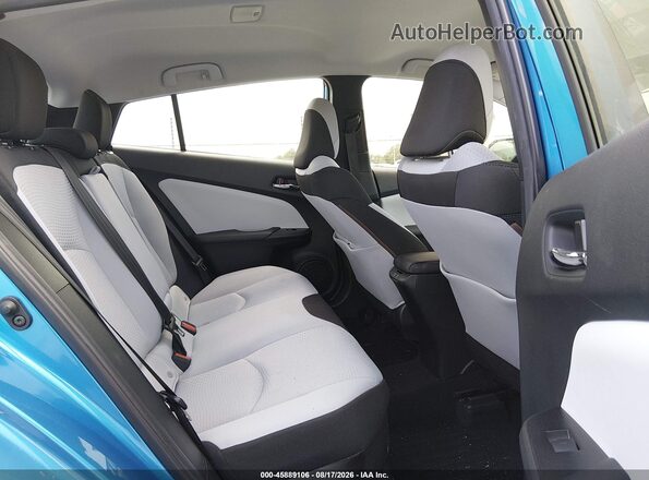 JTDKAMFU0N3158528 2022 TOYOTA PRIUS Синий Вид наклейки с VIN-кодом