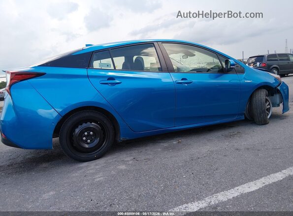 JTDKAMFU0N3158528 2022 TOYOTA PRIUS Синий Вид задней части салона