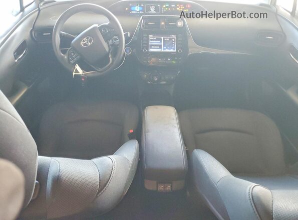 JTDKAMFU0N3160666 2022 TOYOTA PRIUS Серебряный Вид панели приборов
