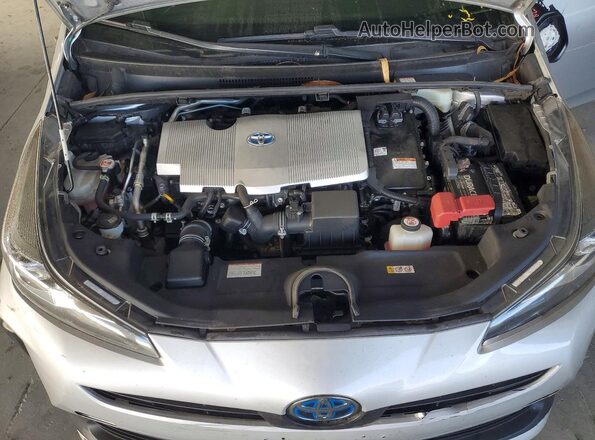 JTDKAMFU0N3160666 2022 TOYOTA PRIUS Серебряный Вид задней части салона