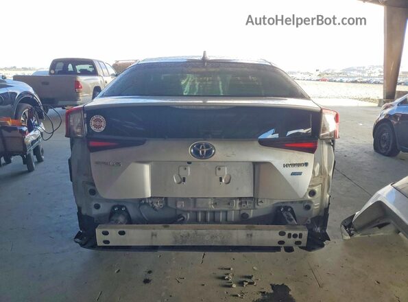 JTDKAMFU0N3160666 2022 TOYOTA PRIUS Серебряный Вид сзади