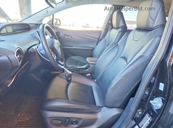 JTDKAMFU0N3180402 2022 TOYOTA PRIUS Black Front interior view