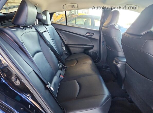 JTDKAMFU0N3180402 2022 TOYOTA PRIUS Black Rear seats view