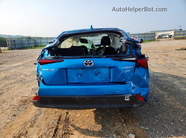 JTDKAMFU0N3189097 2022 TOYOTA PRIUS Blue Вид ззаду