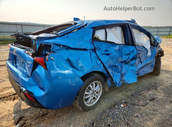 JTDKAMFU0N3189097 2022 TOYOTA PRIUS Blue Задня права чверть