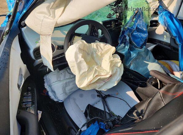 JTDKAMFU0N3189097 2022 TOYOTA PRIUS Blue Вид панелі приладів