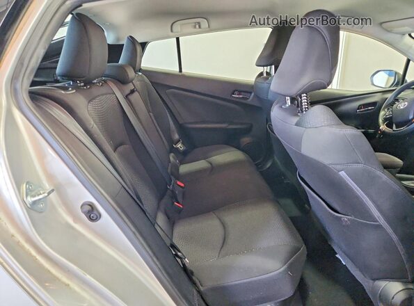 JTDKAMFU1M3135175 2021 TOYOTA PRIUS Silver Vista de los asientos traseros