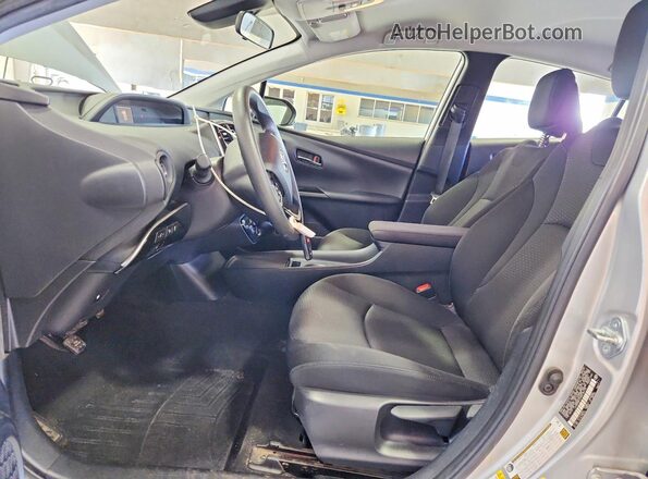 JTDKAMFU1M3135175 2021 TOYOTA PRIUS Silver Vista interior delantera