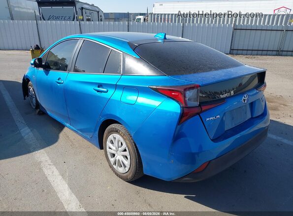 JTDKAMFU1N3155332 2022 TOYOTA PRIUS Blue Հետևի ձախ