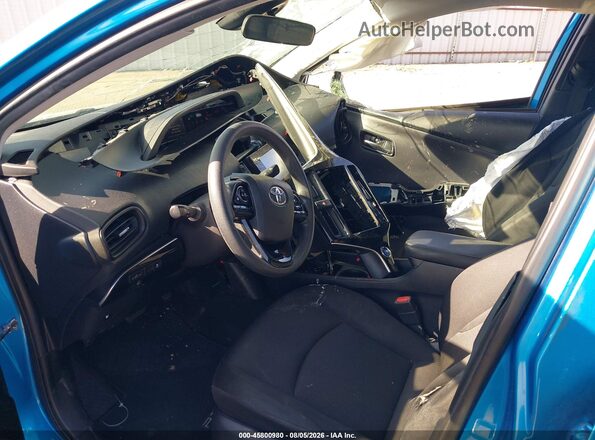 JTDKAMFU1N3155332 2022 TOYOTA PRIUS Blue Սալոնի դիմացի տեսք