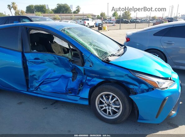 JTDKAMFU1N3155332 2022 TOYOTA PRIUS Blue Դիմացի տեսք