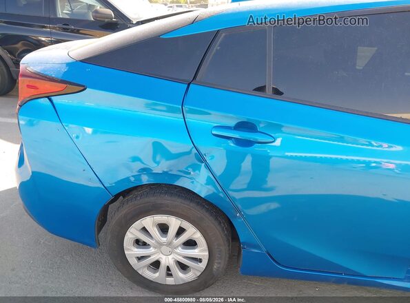 JTDKAMFU1N3155332 2022 TOYOTA PRIUS Blue Սալոնի հետևի տեսք