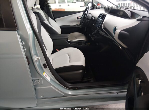 JTDKAMFU1N3155766 2022 TOYOTA PRIUS Зеленый Вид салона спереди