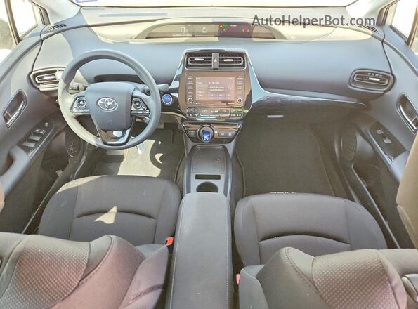 JTDKAMFU1N3177783 2022 TOYOTA PRIUS Silver Առջևի վահանակի տեսք