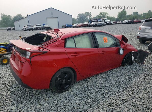 JTDKAMFU2M3127263 2021 TOYOTA PRIUS Red Rear right