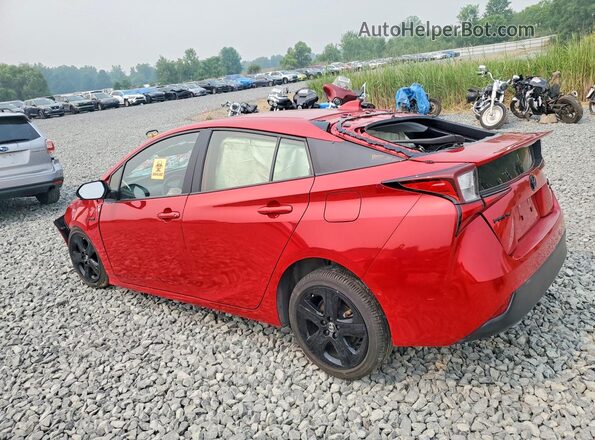 JTDKAMFU2M3127263 2021 TOYOTA PRIUS Red Rear left