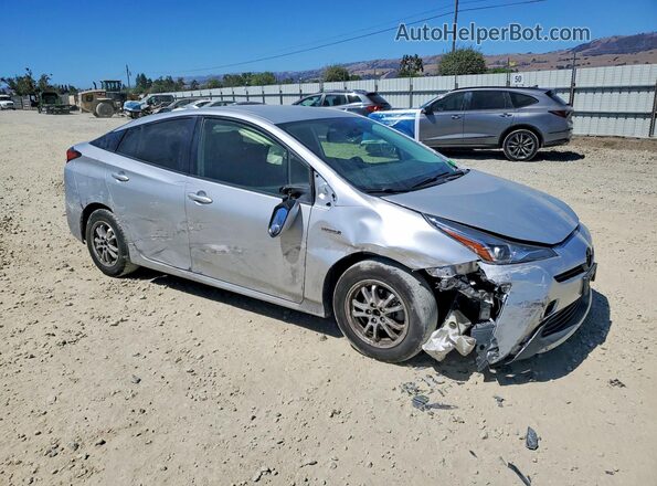 JTDKAMFU2M3142247 2021 TOYOTA PRIUS Silver Front right