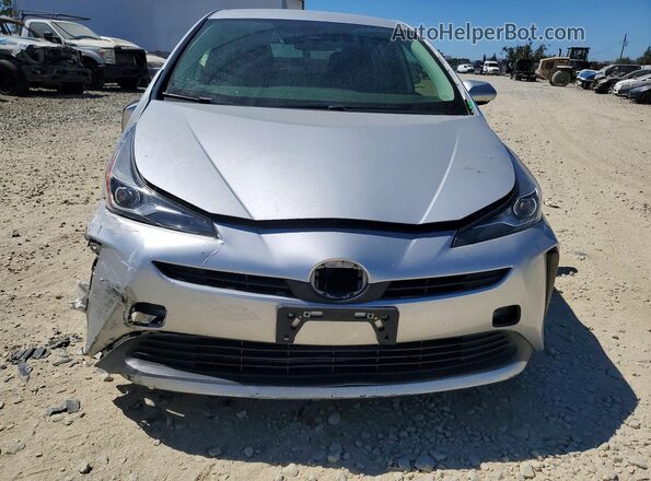 JTDKAMFU2M3142247 2021 TOYOTA PRIUS Silver Front view