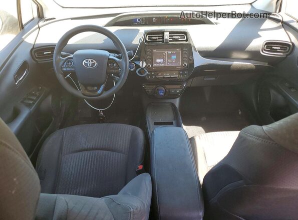 JTDKAMFU2M3142247 2021 TOYOTA PRIUS Silver Dashboard view