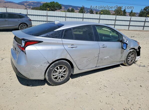 JTDKAMFU2M3142247 2021 TOYOTA PRIUS Silver Rear right