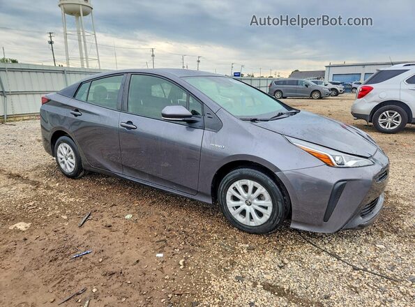 JTDKAMFU2M3143835 2021 TOYOTA PRIUS Gray Передня права чверть