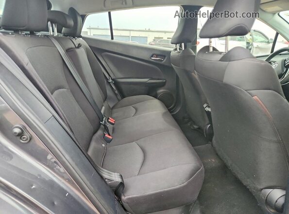 JTDKAMFU2M3143835 2021 TOYOTA PRIUS Gray Вид задніх сидінь
