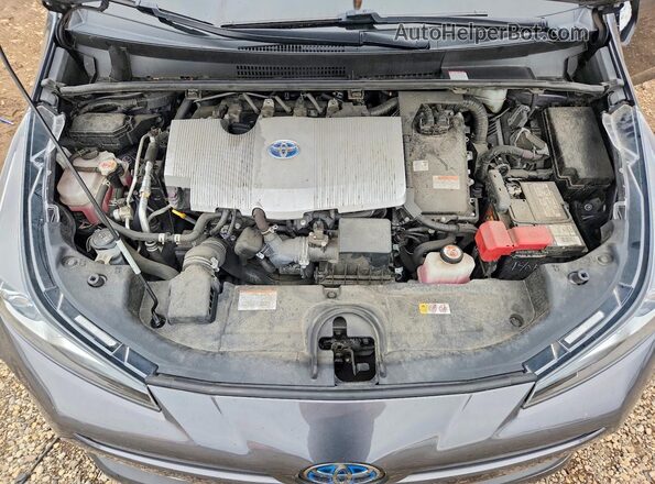 JTDKAMFU2M3143835 2021 TOYOTA PRIUS Gray Вид задньої частини салону