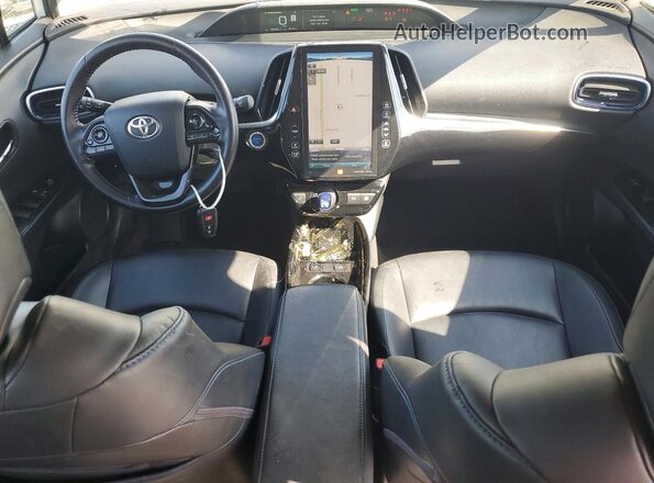 JTDKAMFU2N3163794 2022 TOYOTA PRIUS White Widok deski rozdzielczej