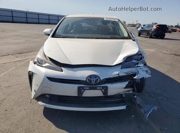 JTDKAMFU2N3163794 2022 TOYOTA PRIUS White Widok z przodu