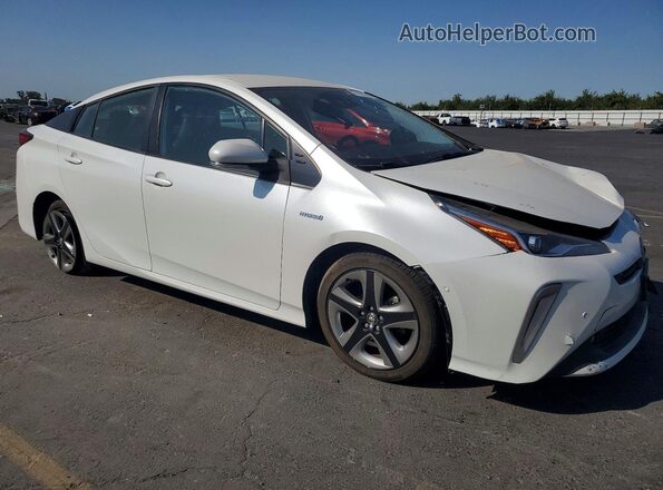 JTDKAMFU2N3163794 2022 TOYOTA PRIUS White Przód prawy