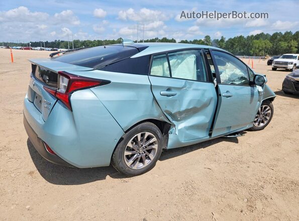 JTDKAMFU2N3169109 2022 TOYOTA PRIUS Turquoise Tył prawy