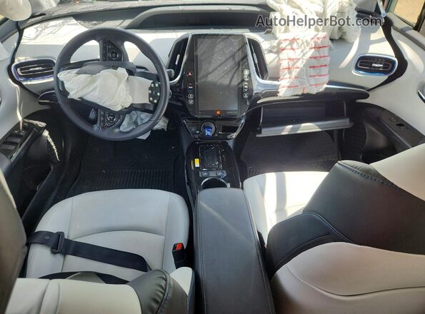 JTDKAMFU2N3169109 2022 TOYOTA PRIUS Turquoise Widok deski rozdzielczej