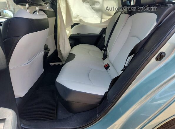 JTDKAMFU2N3169109 2022 TOYOTA PRIUS Turquoise Widok tylnych siedzeń