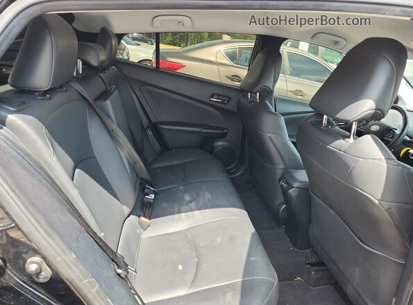JTDKAMFU2N3172110 2022 TOYOTA PRIUS Black Widok tylnych siedzeń