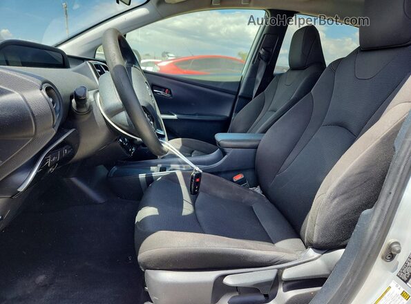 JTDKAMFU2N3176223 2022 TOYOTA PRIUS Silver წინა სალონის ხედი